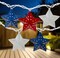 Northlight 10-Count Red and Blue Fourth of July Star String Light Set, 7.25ft White Wire